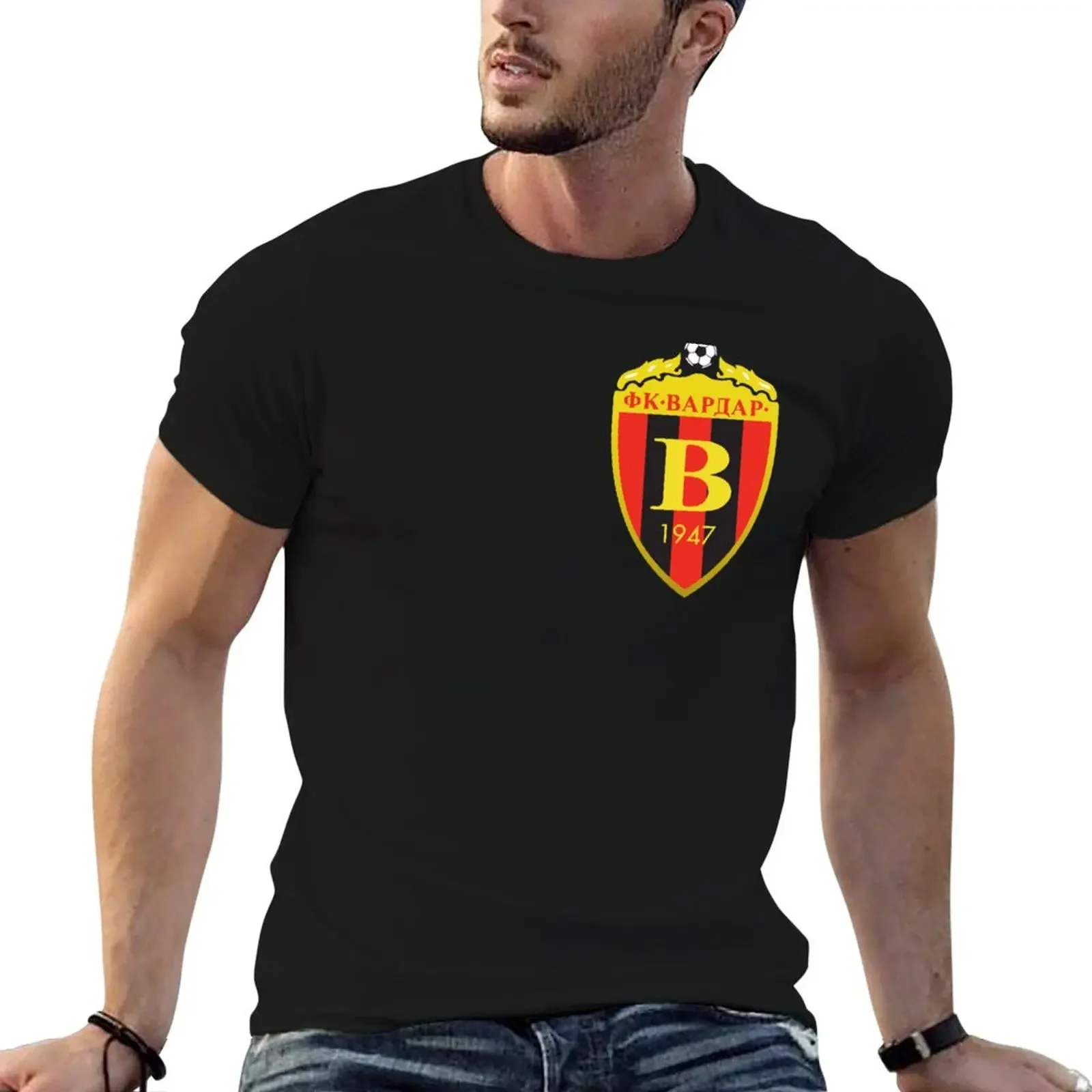 FC Vardar emblem from 2000 T-Shirt street wear oversized graphic tee Blouse anime shirts men
FC Vardar emblem from 2000 T-Shirt street wear oversized graphic tee Blouse anime shirts men