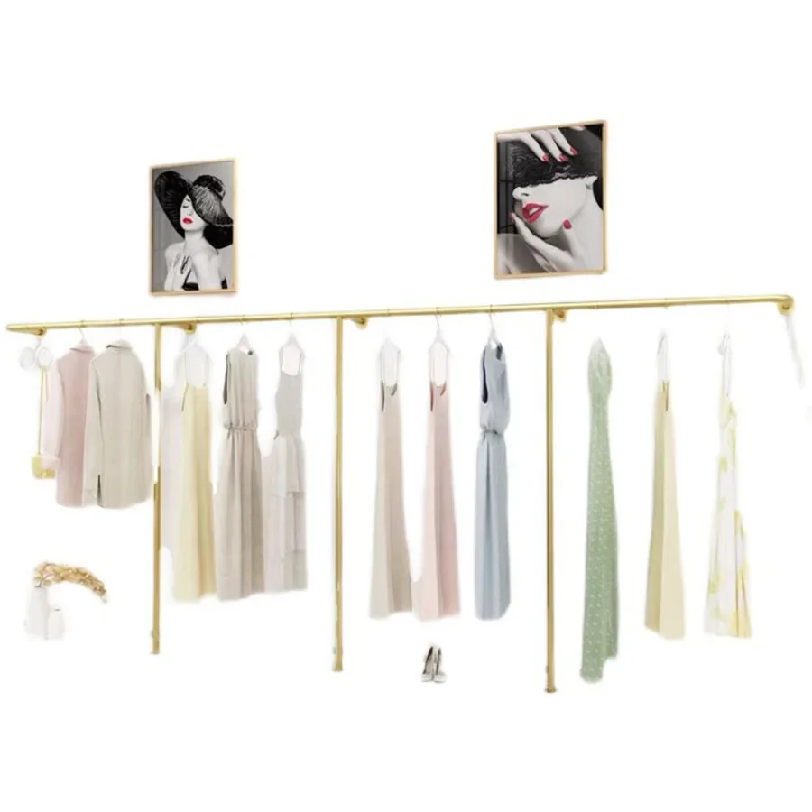 Kids Cloth Racks Wall Mounted Golden Bedroom Corner Hanging Space Saving Large Iron Clothes Hanger Sapateira Room Furniture
Kids Cloth Racks Wall Mounted Golden Bedroom Corner Hanging Space Saving Large Iron Clothes Hanger Sapateira Room Furniture