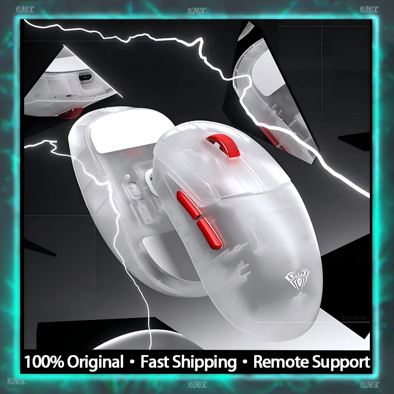AULA SC580 EVO Esports Mouse 20000 DPI Dual 8K Low Latency Symmetrical Gaming Wireless Mice For Medium Large Hand Claw Grip
AULA SC580 EVO Esports Mouse 20000 DPI Dual 8K Low Latency Symmetrical Gaming Wireless Mice For Medium Large Hand Claw Grip