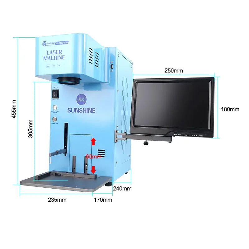 SS-890B Plus Back Glass Removing Laser Machine Built in Smoking Machine Phone Screen Separating Machine Metal Engraving Machine
SS-890B Plus Back Glass Removing Laser Machine Built in Smoking Machine Phone Screen Separating Machine Metal Engraving Machine