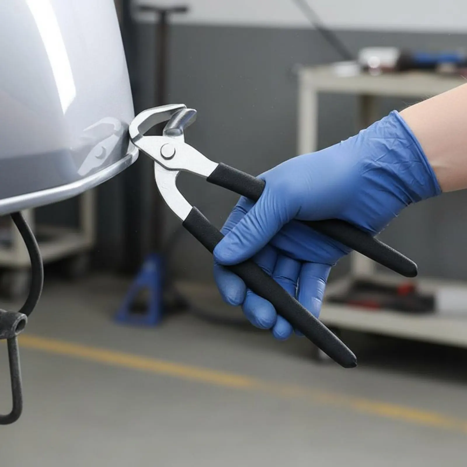 Wheel Arch Repair Pliers Easy Use Wheel Well Rim Leveling Tool Wheel Well Rim Repair Tool Sturdy-Duty Auto Frame Crimping Plier
Wheel Arch Repair Pliers Easy Use Wheel Well Rim Leveling Tool Wheel Well Rim Repair Tool Sturdy-Duty Auto Frame Crimping Plier