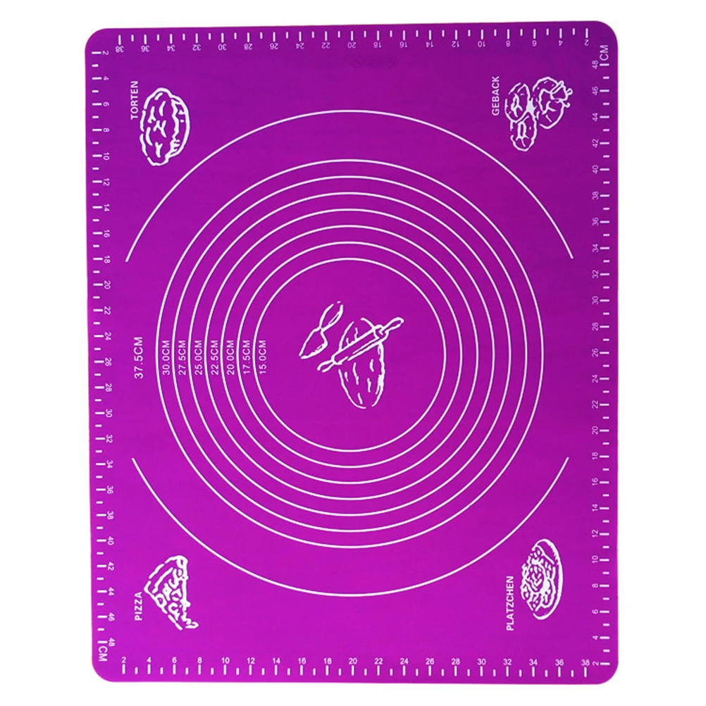 2pcs Silicone Baking Mat Food Grade NonStick Pastry Rolling Pad Measurements Storage Solution Pizza Bread Pastries
2pcs Silicone Baking Mat Food Grade NonStick Pastry Rolling Pad Measurements Storage Solution Pizza Bread Pastries