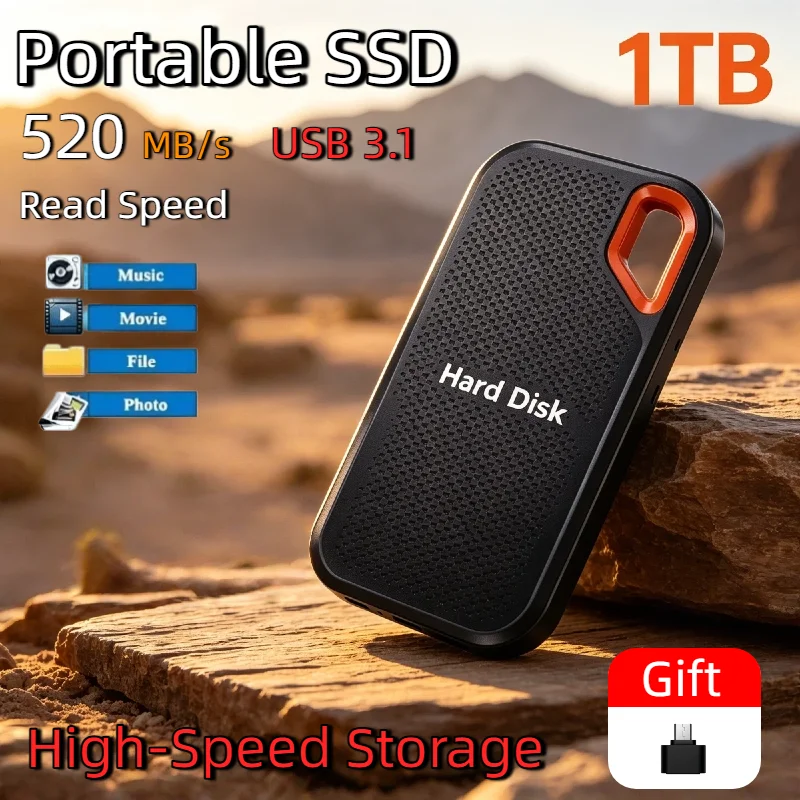 E61 2TB External Solid State Drive Ultra Lightweight Pocket Sized Plug Play No Driver Required for Windows Linux Laptop Supreme
E61 2TB External Solid State Drive Ultra Lightweight Pocket Sized Plug Play No Driver Required for Windows Linux Laptop Supreme