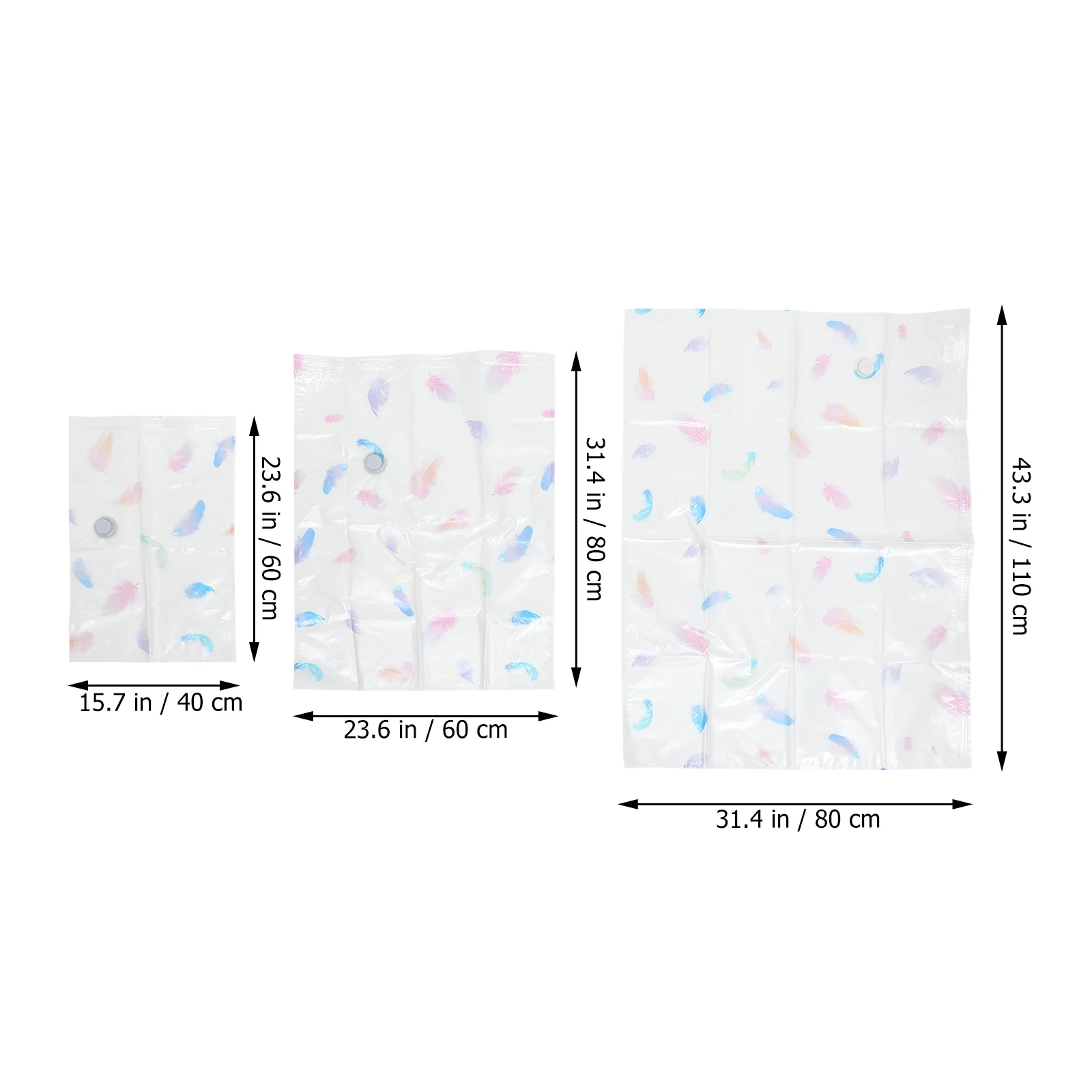 Vacuum Storage Bags White M80x60cm S60x40cm L110x80cm Manual Pump Clothes Blanket Bedding Quilt Dustproof Travel Space
Vacuum Storage Bags White M80x60cm S60x40cm L110x80cm Manual Pump Clothes Blanket Bedding Quilt Dustproof Travel Space