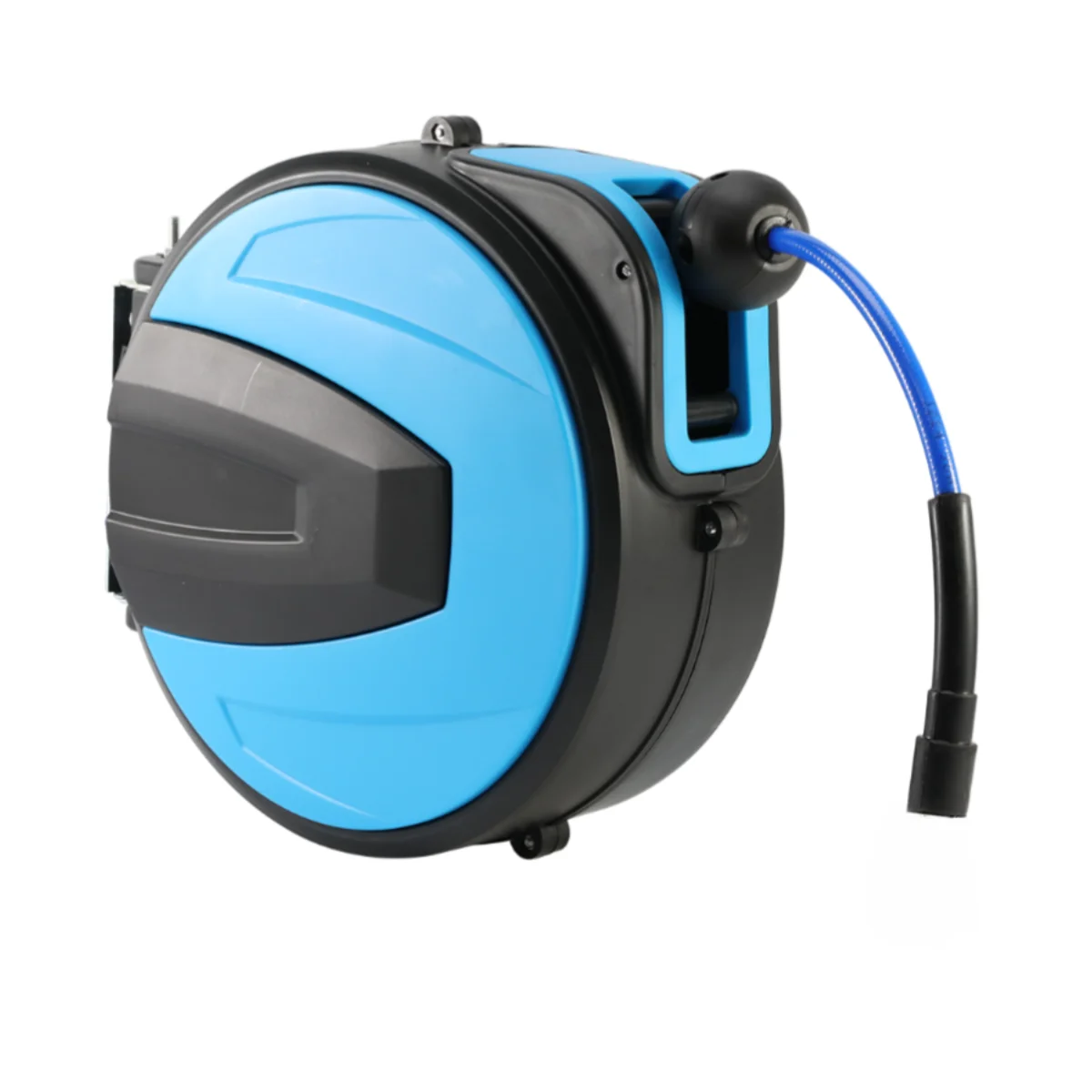 Retractable Air Hose Reel, Auto Rewind Air Compressor Hose Reel with EU Quick Connect Coupler, 180° Swivel Wall for Auto Repair
Retractable Air Hose Reel, Auto Rewind Air Compressor Hose Reel with EU Quick Connect Coupler, 180° Swivel Wall for Auto Repair