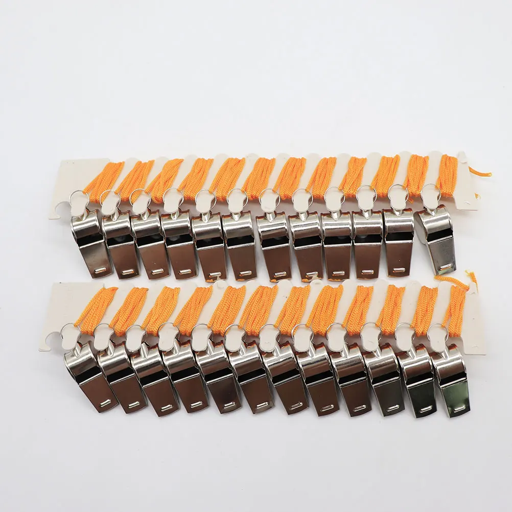 12Pcs Steel Metal Judge Whistles Lightweight Durable String for Sports Activity Cheering Fan Steel Whistle Judge Whistle
12Pcs Steel Metal Judge Whistles Lightweight Durable String for Sports Activity Cheering Fan Steel Whistle Judge Whistle