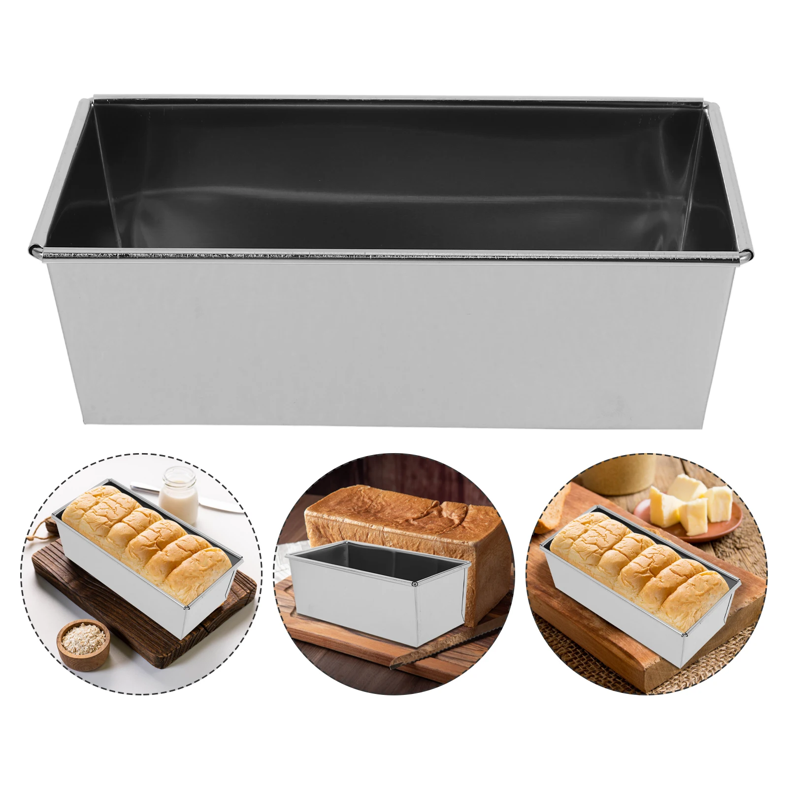 1pcs Square Toast Mold Bread Pan Stainless Steel Loaf Bakeware Pans for Baking Mould Even Heating Easy Clean Versatile
1pcs Square Toast Mold Bread Pan Stainless Steel Loaf Bakeware Pans for Baking Mould Even Heating Easy Clean Versatile