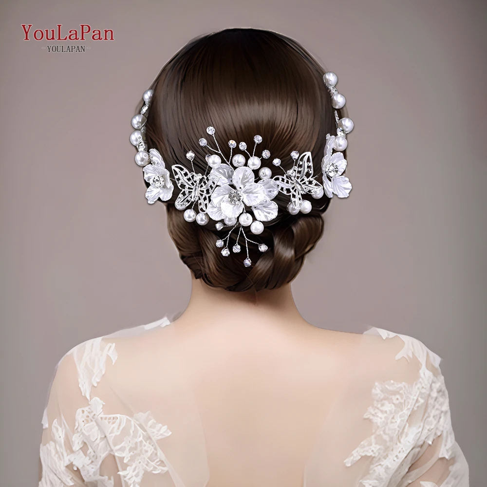 YouLaPan Elegant Flower Hair Band Wedding Pearl Headband Bridal Crystal Headpieces Hair Accessories Women Headdress HP783
YouLaPan Elegant Flower Hair Band Wedding Pearl Headband Bridal Crystal Headpieces Hair Accessories Women Headdress HP783