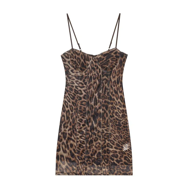 Withered Shoulderless Leopard Print Silk Mesh Tight Dress For Women Clothes Dress Elegant Party Dresses Vestidos Women's Dress
Withered Shoulderless Leopard Print Silk Mesh Tight Dress For Women Clothes Dress Elegant Party Dresses Vestidos Women's Dress