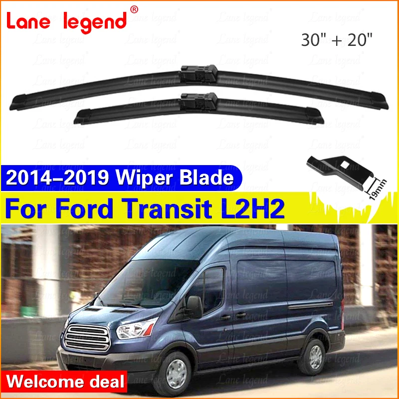 For Ford Transit L2H2 2014 - 2019 Front Windshield Wiper Blades Accessories 2pcs Windscreen Window Rain Brushes 30"+20"
For Ford Transit L2H2 2014 - 2019 Front Windshield Wiper Blades Accessories 2pcs Windscreen Window Rain Brushes 30"+20"
