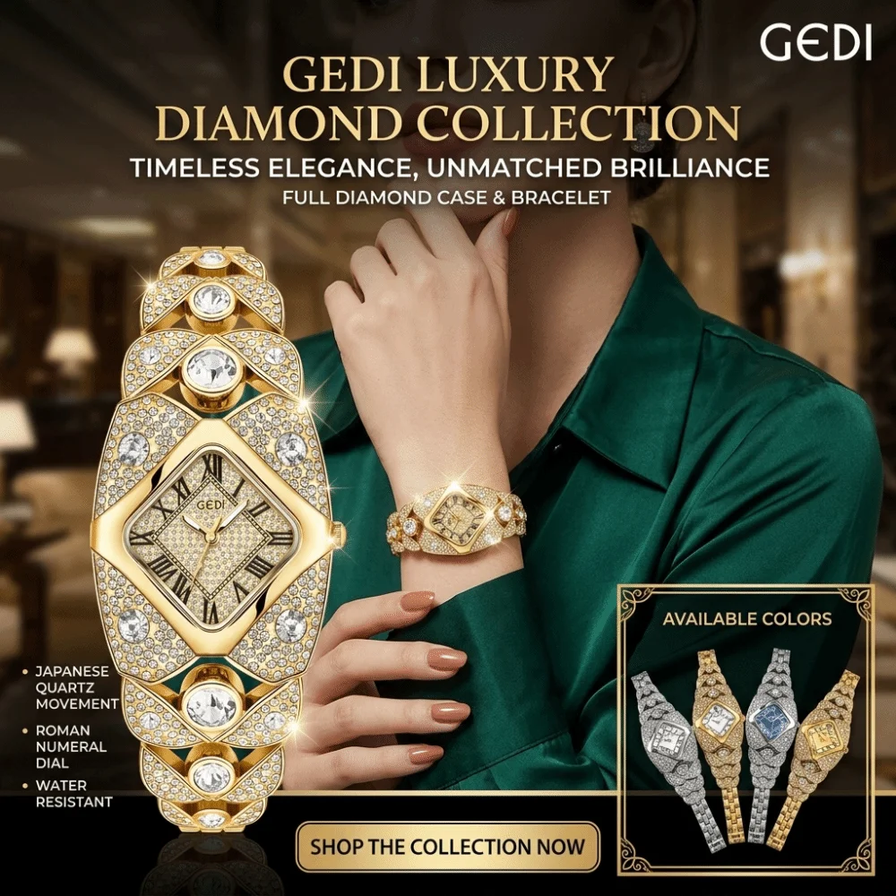 New Diamond Inlaid Bracelet Watch Light Luxury Waterproof Women Watch Jewelry Fashion Quartz Wristwatch Ladies
New Diamond Inlaid Bracelet Watch Light Luxury Waterproof Women Watch Jewelry Fashion Quartz Wristwatch Ladies