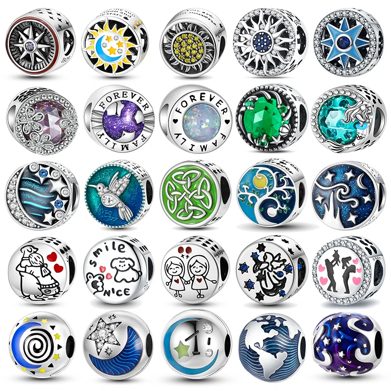 925 Silver Round Beads Tree of Life Mermaid Pendant Charms Fit Original Pandora Bracelet Charm Beads Necklace DIY Female Jewelry
925 Silver Round Beads Tree of Life Mermaid Pendant Charms Fit Original Pandora Bracelet Charm Beads Necklace DIY Female Jewelry