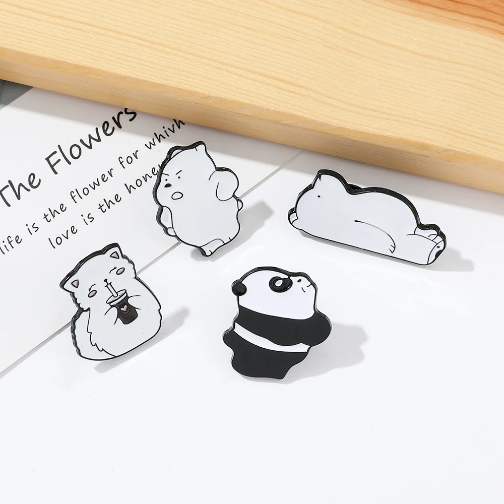Cute White Fat Cat Enamel Brooch Happy Mew Mew Drinking Juice With Straw Lapel Pin Cartoon Animal Badge Jewelry Gift for Friends
Cute White Fat Cat Enamel Brooch Happy Mew Mew Drinking Juice With Straw Lapel Pin Cartoon Animal Badge Jewelry Gift for Friends