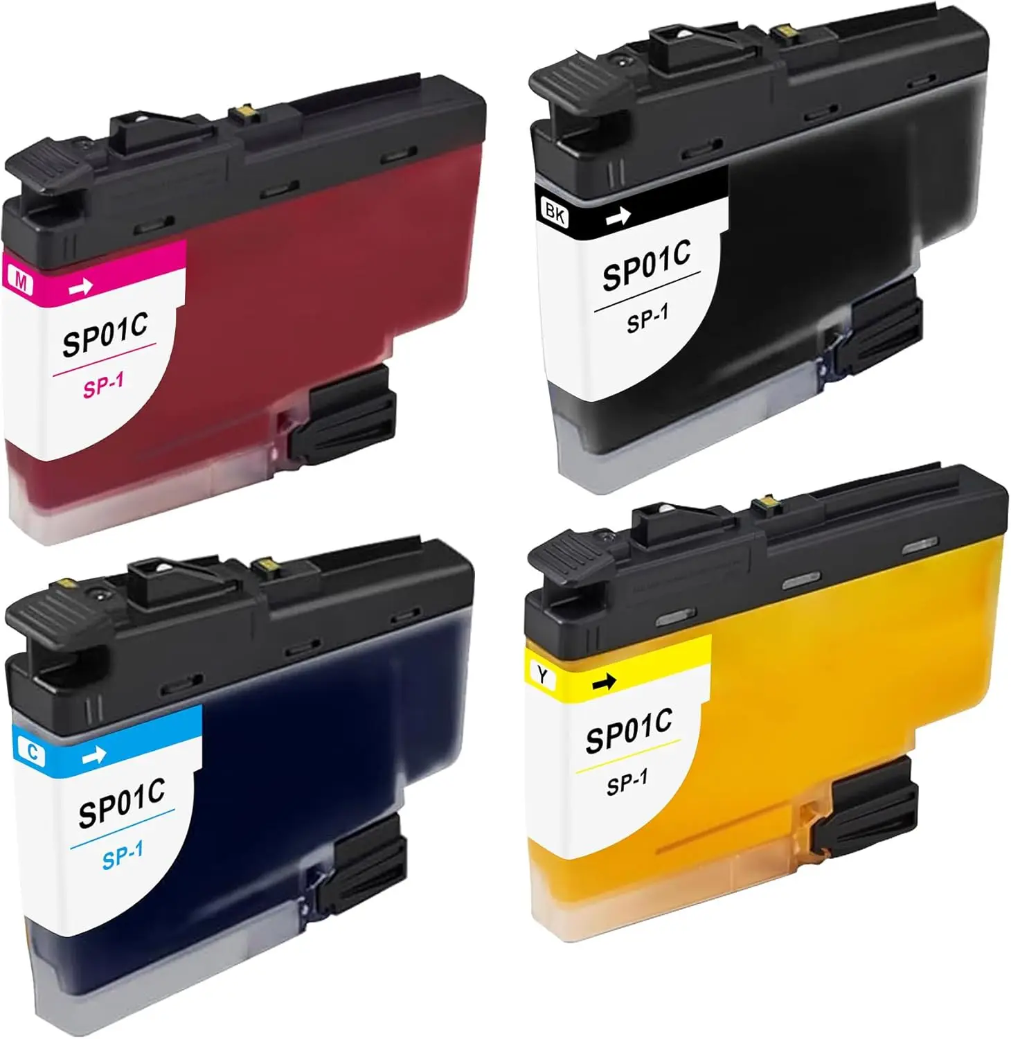 SP-1 SP01 Sublimation Ink Cartridges Replacement for SP01BKS SP01CS SP01MS SP01YS Ink for SP1 SP-1 SP01 Inkjet Printer
SP-1 SP01 Sublimation Ink Cartridges Replacement for SP01BKS SP01CS SP01MS SP01YS Ink for SP1 SP-1 SP01 Inkjet Printer