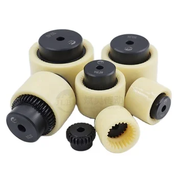 Pinion Spline Coupling Teeth Drum Nylon Sleeve Gear Drive Hydraulic Pump Flexible Coupling TGL Elastic Shaft Couplings
Pinion Spline Coupling Teeth Drum Nylon Sleeve Gear Drive Hydraulic Pump Flexible Coupling TGL Elastic Shaft Couplings