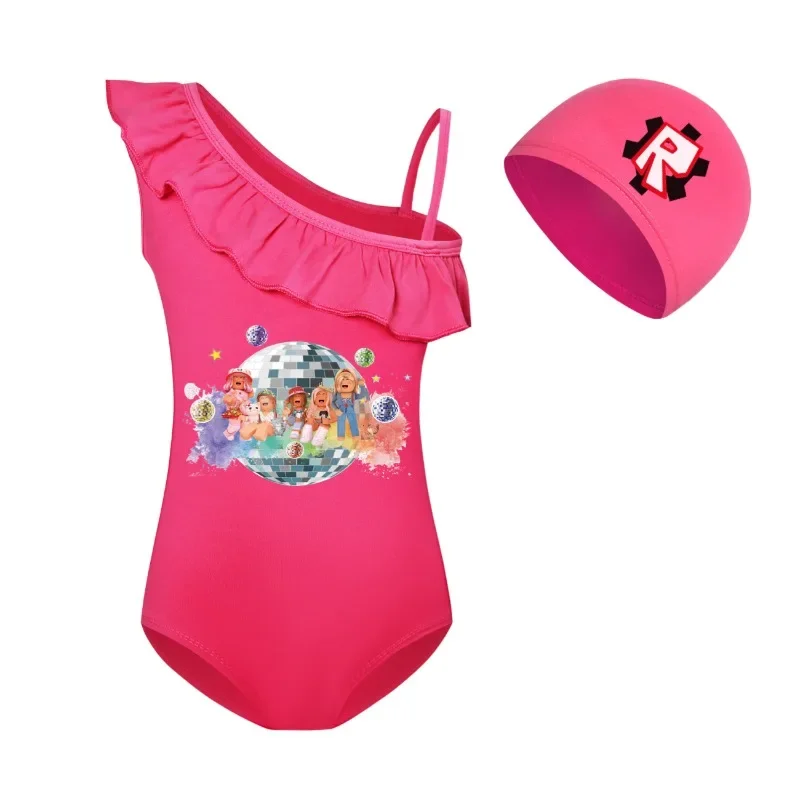 Robloxs Kids Tie-dye Print One-piece Swimsuit for Teen Girls Swimwears Bathing Suits 2-10 Years Decorative Daily Necessities
Robloxs Kids Tie-dye Print One-piece Swimsuit for Teen Girls Swimwears Bathing Suits 2-10 Years Decorative Daily Necessities