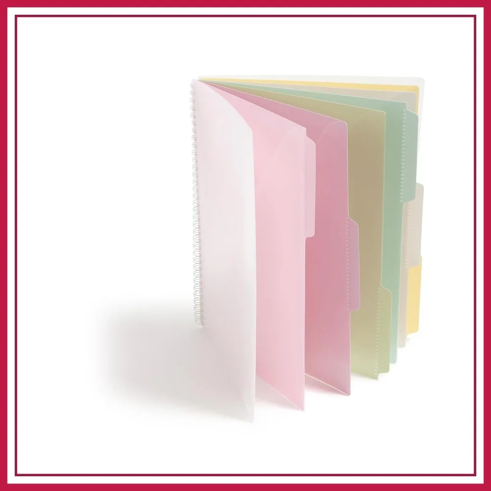 Poly Project Organizer, 6 Tabs, 12 Pockets, Letter Size, Pastel (Pack of 1)
Poly Project Organizer, 6 Tabs, 12 Pockets, Letter Size, Pastel (Pack of 1)