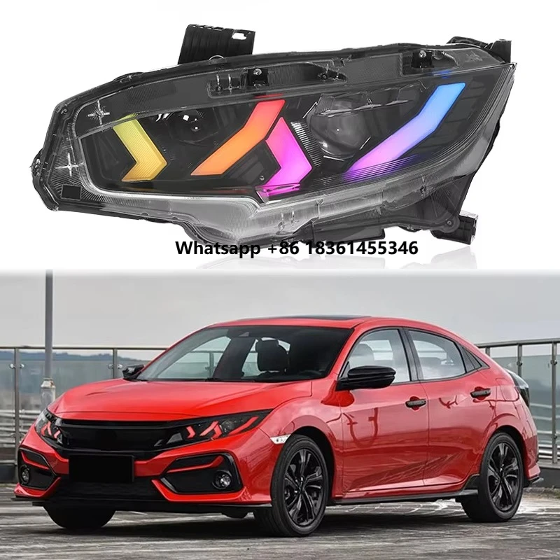 16-21 for Tenth Generation for Headlight Assembly Modified RGB Daytime Running Light Lens Flowing Light Turn
16-21 for Tenth Generation for Headlight Assembly Modified RGB Daytime Running Light Lens Flowing Light Turn