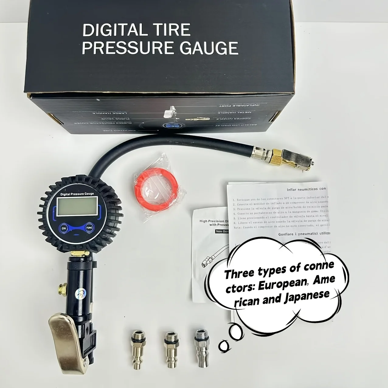 5-12PCS Tyre Pressure Gauge Set - Aluminum Alloy High Precision Inflator for Car SUV Truck Motorcycle Bicycle
5-12PCS Tyre Pressure Gauge Set - Aluminum Alloy High Precision Inflator for Car SUV Truck Motorcycle Bicycle