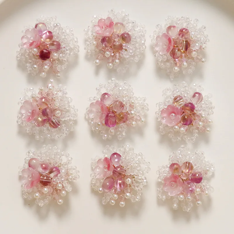 Premium Crystal Pearl Shoe Charms Teardrop Center Peach Blossom Cluster Sweet Summer for Jelly Clogs DIY Hand Woven Beads
Premium Crystal Pearl Shoe Charms Teardrop Center Peach Blossom Cluster Sweet Summer for Jelly Clogs DIY Hand Woven Beads