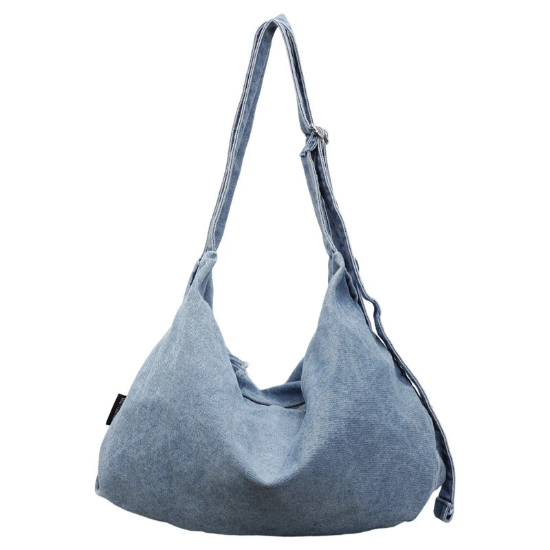 Large-capacity denim shoulder tote bag for women2026New simple and versatile lightweight student commuter handbag
Large-capacity denim shoulder tote bag for women2026New simple and versatile lightweight student commuter handbag