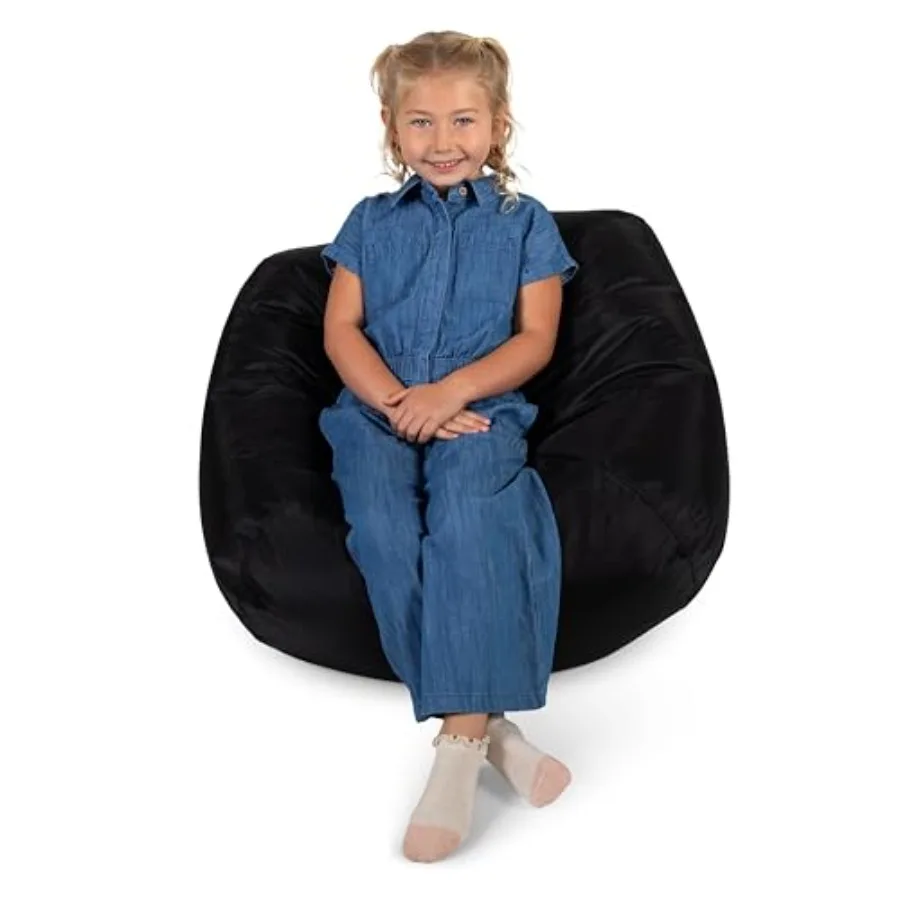 Classic Bean Bag Chair for Bedroom and Reading Nook Easy-Clean Durable Nylon Polyester Blend 2 feet Refillable
Classic Bean Bag Chair for Bedroom and Reading Nook Easy-Clean Durable Nylon Polyester Blend 2 feet Refillable