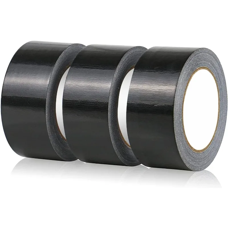 3pcs 48mmx50m Gaffer Tape Black-,for Duct Tape Photography tape box tape,Super Strong Heavy Duty Adhesive Cloth Tap, Waterproof
3pcs 48mmx50m Gaffer Tape Black-,for Duct Tape Photography tape box tape,Super Strong Heavy Duty Adhesive Cloth Tap, Waterproof