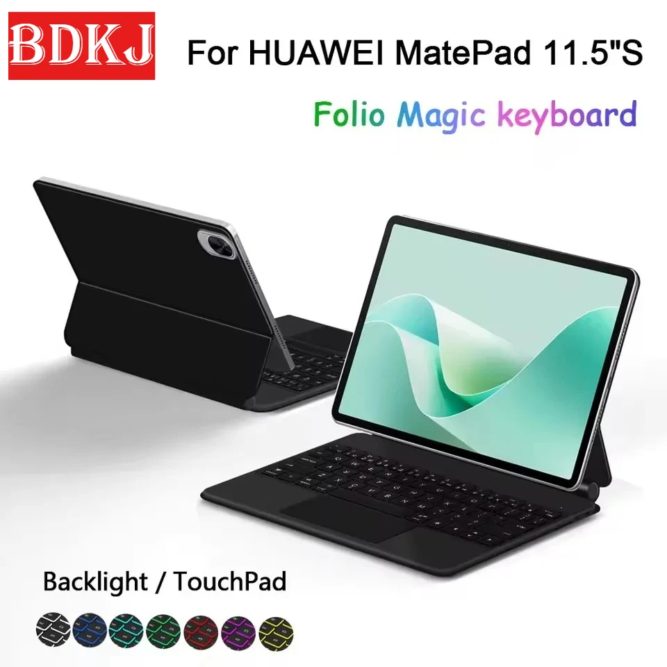 2024 Folio New Magic Keyboard for HUAWEI MatePad 11.5S 11.5" S Case Backlight Touch Multi-Language Keyboard Cover Smart Keyboard
2024 Folio New Magic Keyboard for HUAWEI MatePad 11.5S 11.5" S Case Backlight Touch Multi-Language Keyboard Cover Smart Keyboard