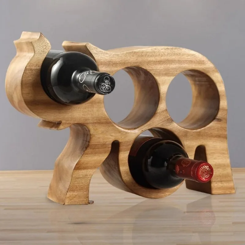 Solid Wood Wine Rack Creative Desktop Wine Bottle Holders Bar Kitchen Home Liquor Bottles Shelf Simple Restaurant Display Stand
Solid Wood Wine Rack Creative Desktop Wine Bottle Holders Bar Kitchen Home Liquor Bottles Shelf Simple Restaurant Display Stand