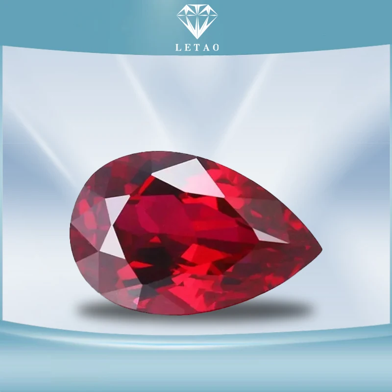 Lab Grown Ruby Pear Shaped Pigeon Blood Red Color VVS1 Beads for Charms DIY Jewelry Making Materials Selectable AGL Certificate
Lab Grown Ruby Pear Shaped Pigeon Blood Red Color VVS1 Beads for Charms DIY Jewelry Making Materials Selectable AGL Certificate