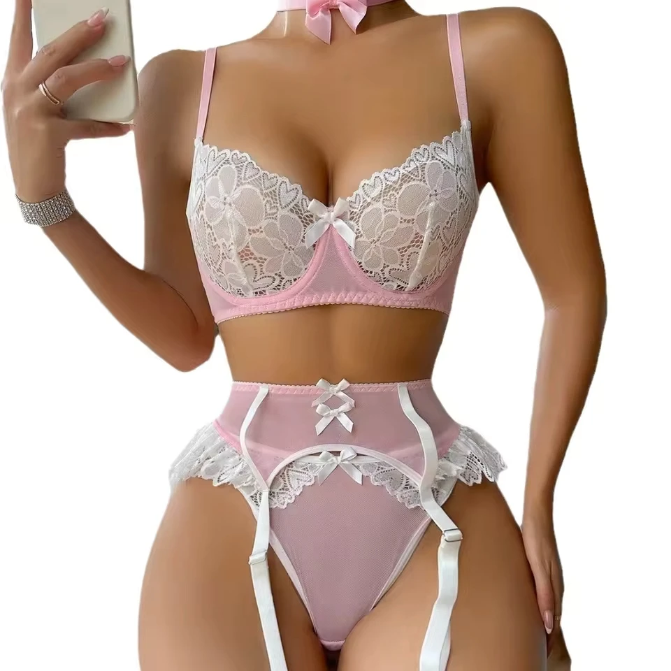 Westerns Sexy Bra Lace Lingerie Sets For Women Lady Female Outfit Hot Caliente Underwear Clothes Sexy Lingerie Set
Westerns Sexy Bra Lace Lingerie Sets For Women Lady Female Outfit Hot Caliente Underwear Clothes Sexy Lingerie Set