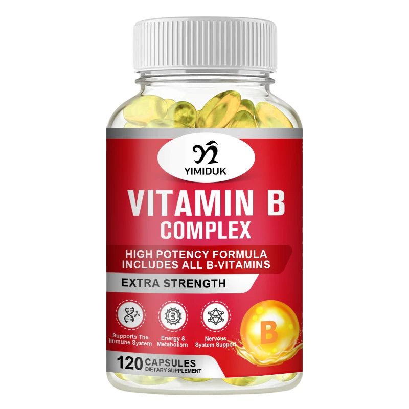 Комплексные капсулы витамина B (B12, B1, B2, B3, B5, B6, B7, B9, фокальная кислота и биотина) уменьшает стресс и опоры
Комплексные капсулы витамина B (B12, B1, B2, B3, B5, B6, B7, B9, фокальная кислота и биотина) уменьшает стресс и опоры