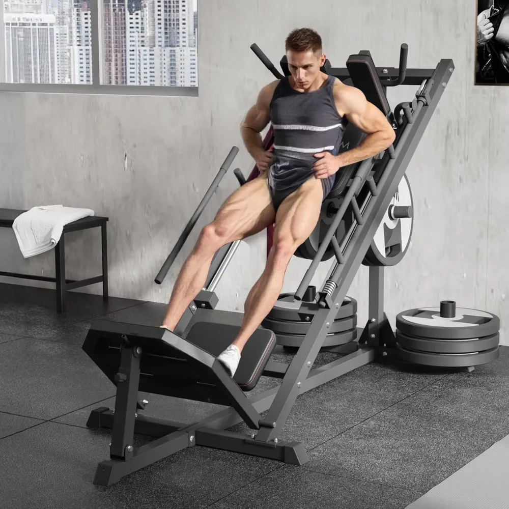 Heavy Duty 45 Degree Leg Press Hack Squat Machine Linear Bearing Home Gym Lower Body Strength Training Workout Fitness Equipment
Heavy Duty 45 Degree Leg Press Hack Squat Machine Linear Bearing Home Gym Lower Body Strength Training Workout Fitness Equipment