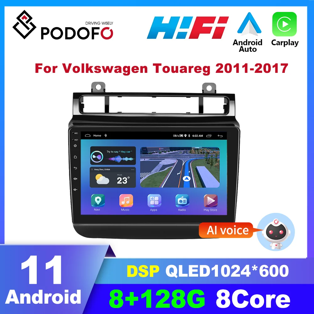 Podofo Carplay 2 Din Android Car Radio For Volkswagen Touareg 2011-2017 Multimidia Video Player Navigation GPS Audio no DVD
Podofo Carplay 2 Din Android Car Radio For Volkswagen Touareg 2011-2017 Multimidia Video Player Navigation GPS Audio no DVD