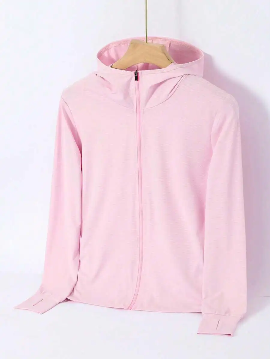 Women's Thin Ice Silk Uv Protection Front Zipper Sunproof Jacket For Summer Pink Jacket Spring Sports
Women's Thin Ice Silk Uv Protection Front Zipper Sunproof Jacket For Summer Pink Jacket Spring Sports