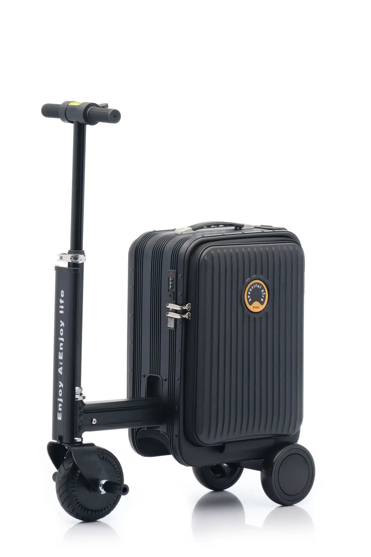 Futurejoy Smart Electric Ride on Suitcase for Adults TSA Lock Carry On Luggage with 250LBS Capacity, 8KM/H Motorized Rideable
Futurejoy Smart Electric Ride on Suitcase for Adults TSA Lock Carry On Luggage with 250LBS Capacity, 8KM/H Motorized Rideable