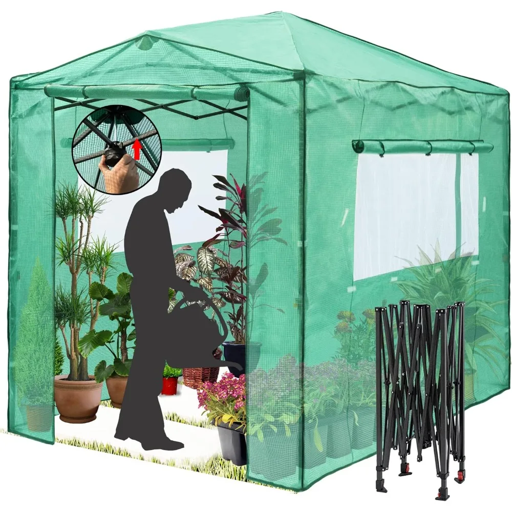 ASTEROUTDOOR 8 x 6 футов портативная теплица мгновенного всплывающего теплицы для уличной теплицы с растениями в саду, передняя и задняя подвижная молния
ASTEROUTDOOR 8 x 6 футов портативная теплица мгновенного всплывающего теплицы для уличной теплицы с растениями в саду, передняя и задняя подвижная молния