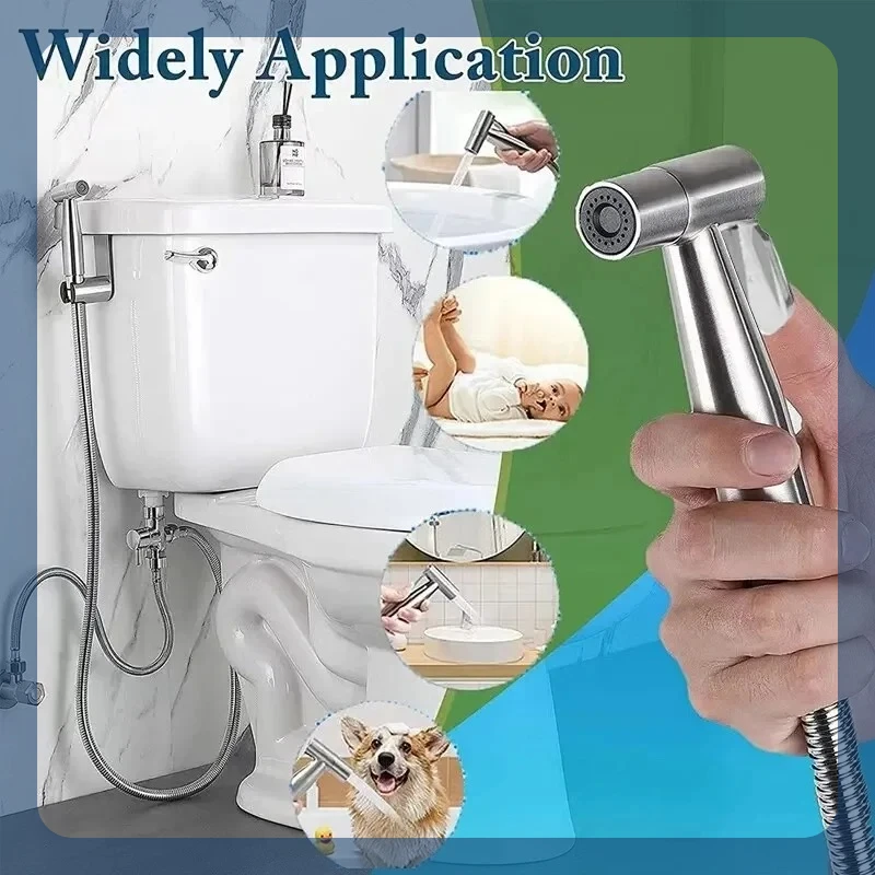 Ручной смеситель для унитаза, распылитель из нержавеющей стали, ручной распылитель для биде, самоочищающаяся насадка для душа для ванной комнаты, ручной смеситель
Ручной смеситель для унитаза, распылитель из нержавеющей стали, ручной распылитель для биде, самоочищающаяся насадка для душа для ванной комнаты, ручной смеситель