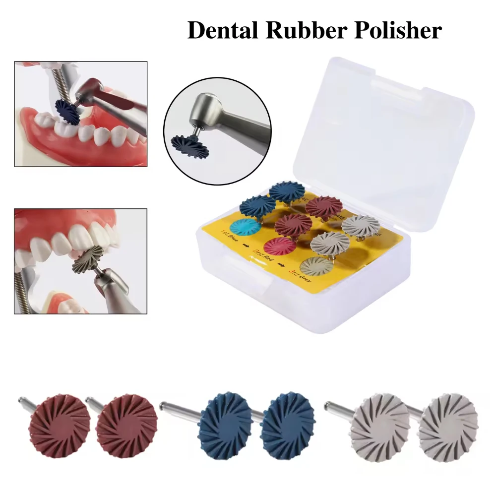 Dental Polishing Disc Kit with Flex Spiral Brush Burs 6Pcs for Composite Resin and Teeth Polishing Restorative Dentistry Tools 
Dental Polishing Disc Kit with Flex Spiral Brush Burs 6Pcs for Composite Resin and Teeth Polishing Restorative Dentistry Tools