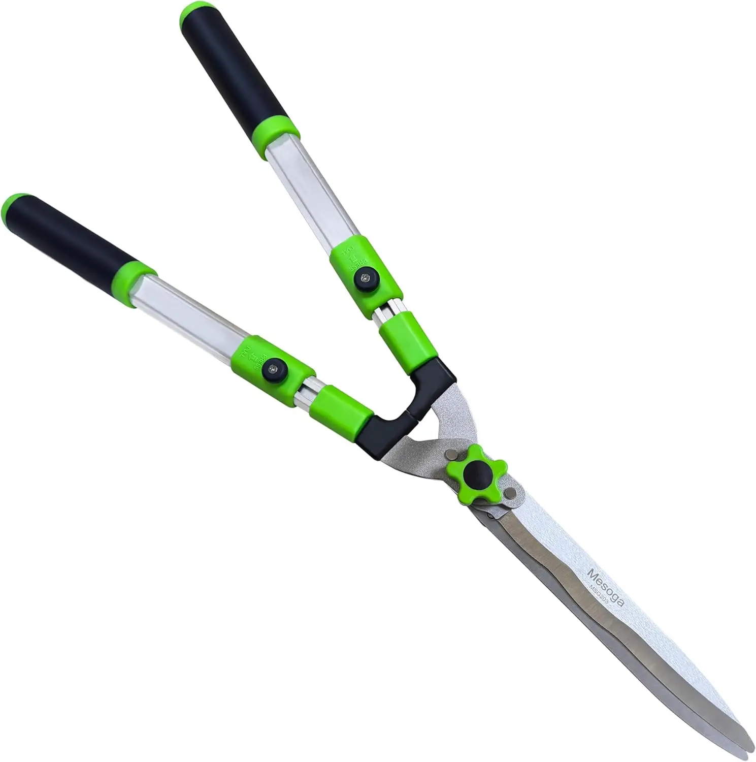 Extendable Garden Hedge Shears with Wavy Blade for Trimming Borders, Professional Bush Cutter and Pruning Trimmers
Extendable Garden Hedge Shears with Wavy Blade for Trimming Borders, Professional Bush Cutter and Pruning Trimmers