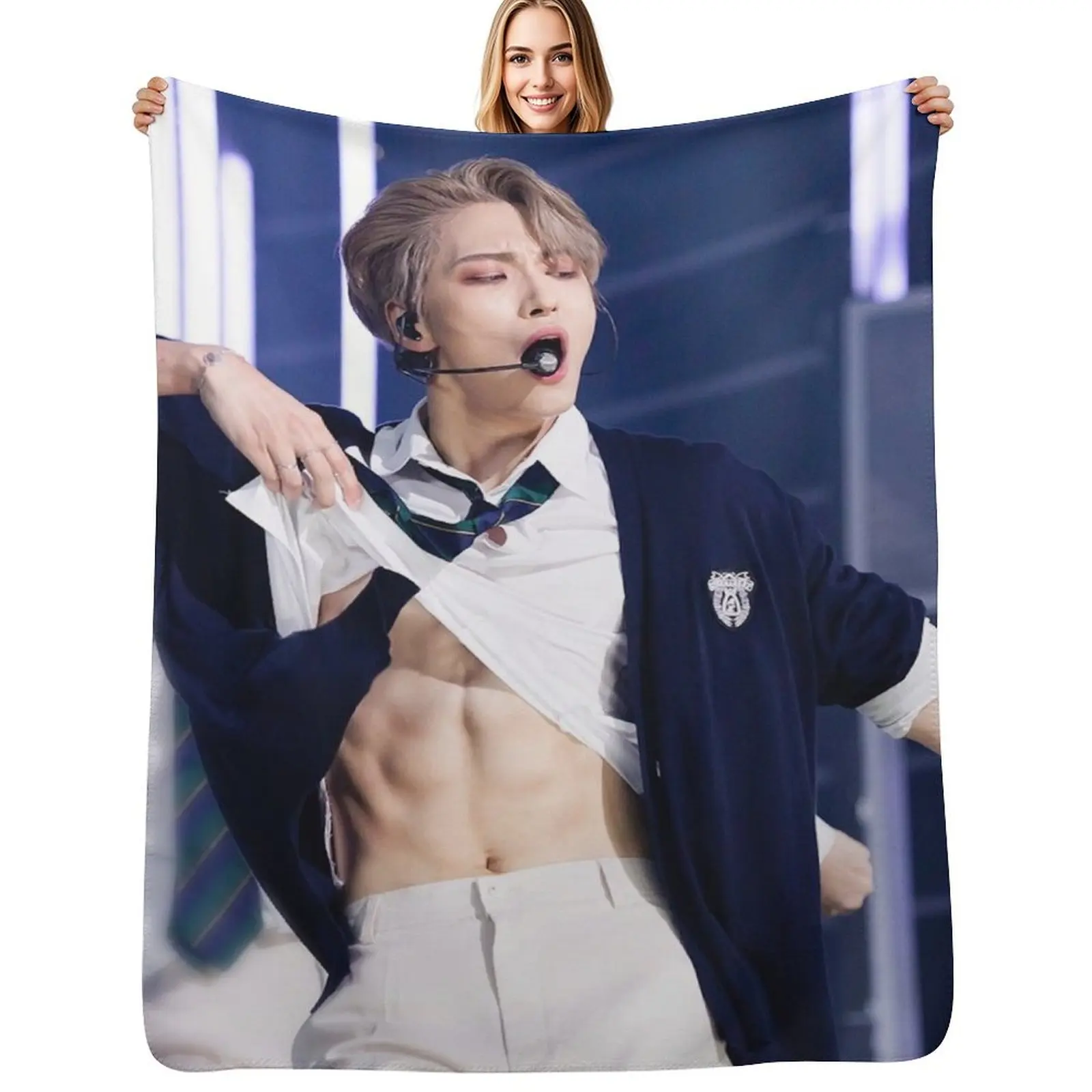 Ateez Seonghwa Throw Blanket Year Round Soft Comfortable Blanket for Home
Ateez Seonghwa Throw Blanket Year Round Soft Comfortable Blanket for Home