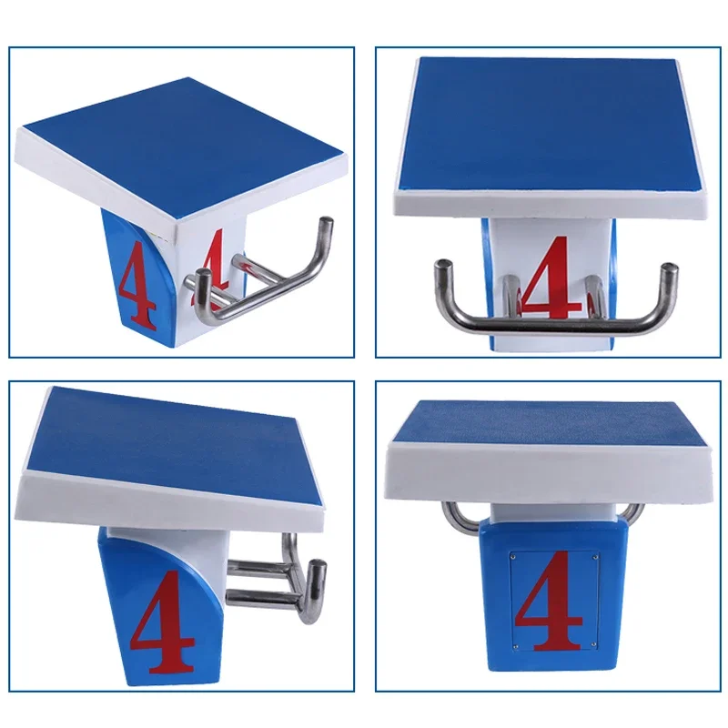 Swimming pool departure platform diving platform swimming competition anti-skid anti-corrosion competition special fiberglass
Swimming pool departure platform diving platform swimming competition anti-skid anti-corrosion competition special fiberglass