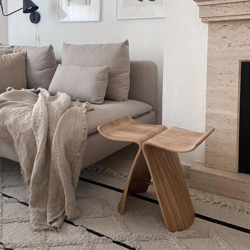 Solid Wood Stool Ins Simple Living Room Butterfly Chair Stool Can Be Stacked Shoe Stool Wooden Nordic Low Stool
Solid Wood Stool Ins Simple Living Room Butterfly Chair Stool Can Be Stacked Shoe Stool Wooden Nordic Low Stool