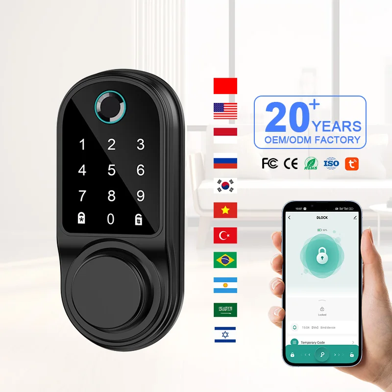 Smart Electronic Door Locks Machine with Aluminum Alloy for Wooden Door
Smart Electronic Door Locks Machine with Aluminum Alloy for Wooden Door