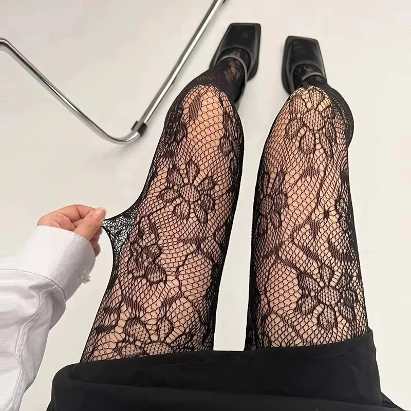 Kave Fishnet Stockings Women's Floral Lace Black Tights Lolita Hollowed Out Lace Mesh Stockings Bottomed Pantyhose Hot Tights
Kave Fishnet Stockings Women's Floral Lace Black Tights Lolita Hollowed Out Lace Mesh Stockings Bottomed Pantyhose Hot Tights