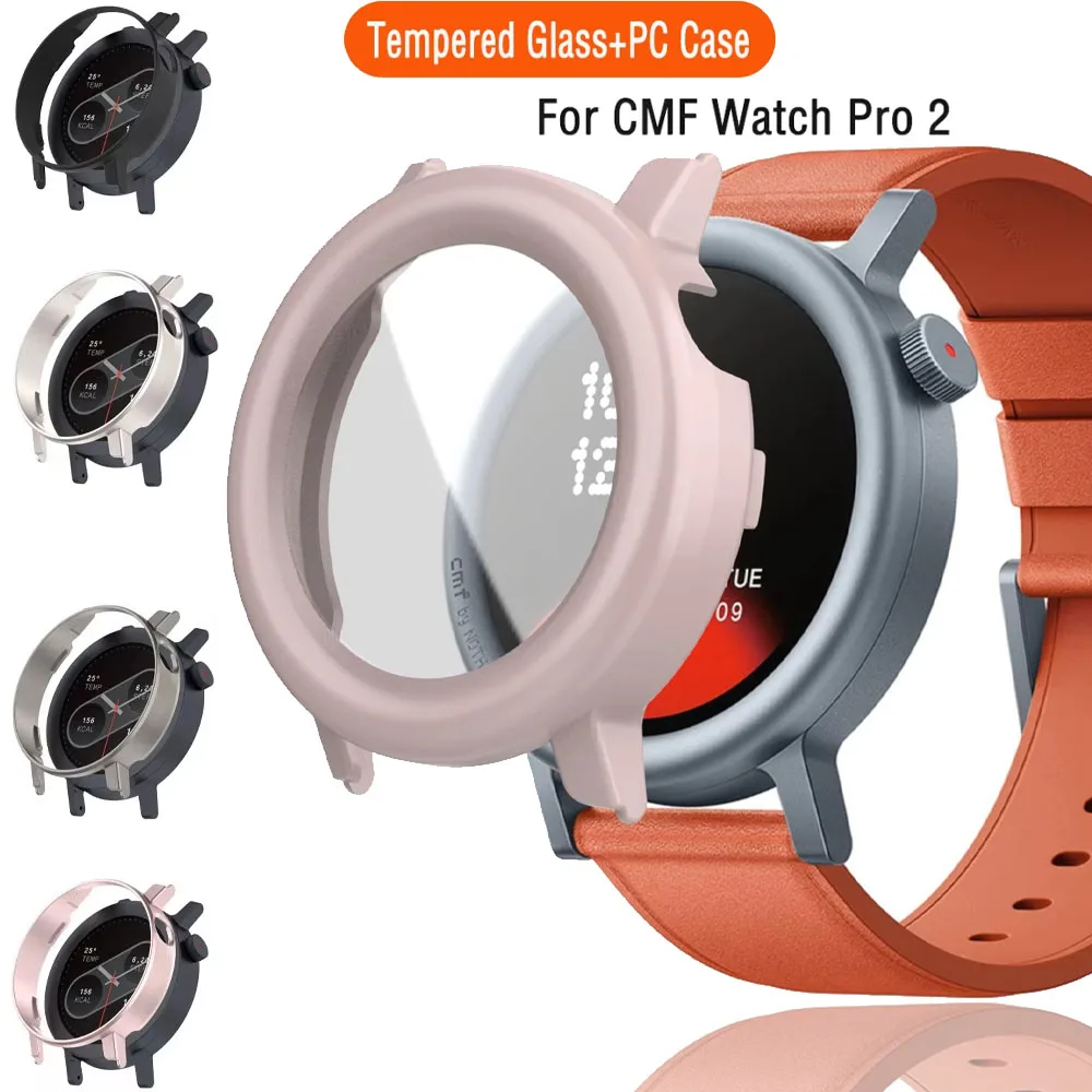 Tempered Glass+Screen Protective Case For Nothing CMF Watch Pro 2 Antifalling PC Full Coverage Frame For CMF Watch Pro 2 Shell
Tempered Glass+Screen Protective Case For Nothing CMF Watch Pro 2 Antifalling PC Full Coverage Frame For CMF Watch Pro 2 Shell