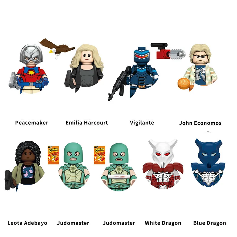 Коллекционная настольная фигурка Hero Bricks: Фантастический Железный Страж, Серебряный Серфер, Миротворец. Игрушка для хобби и декора.
Коллекционная настольная фигурка Hero Bricks: Фантастический Железный Страж, Серебряный Серфер, Миротворец. Игрушка для хобби и декора.