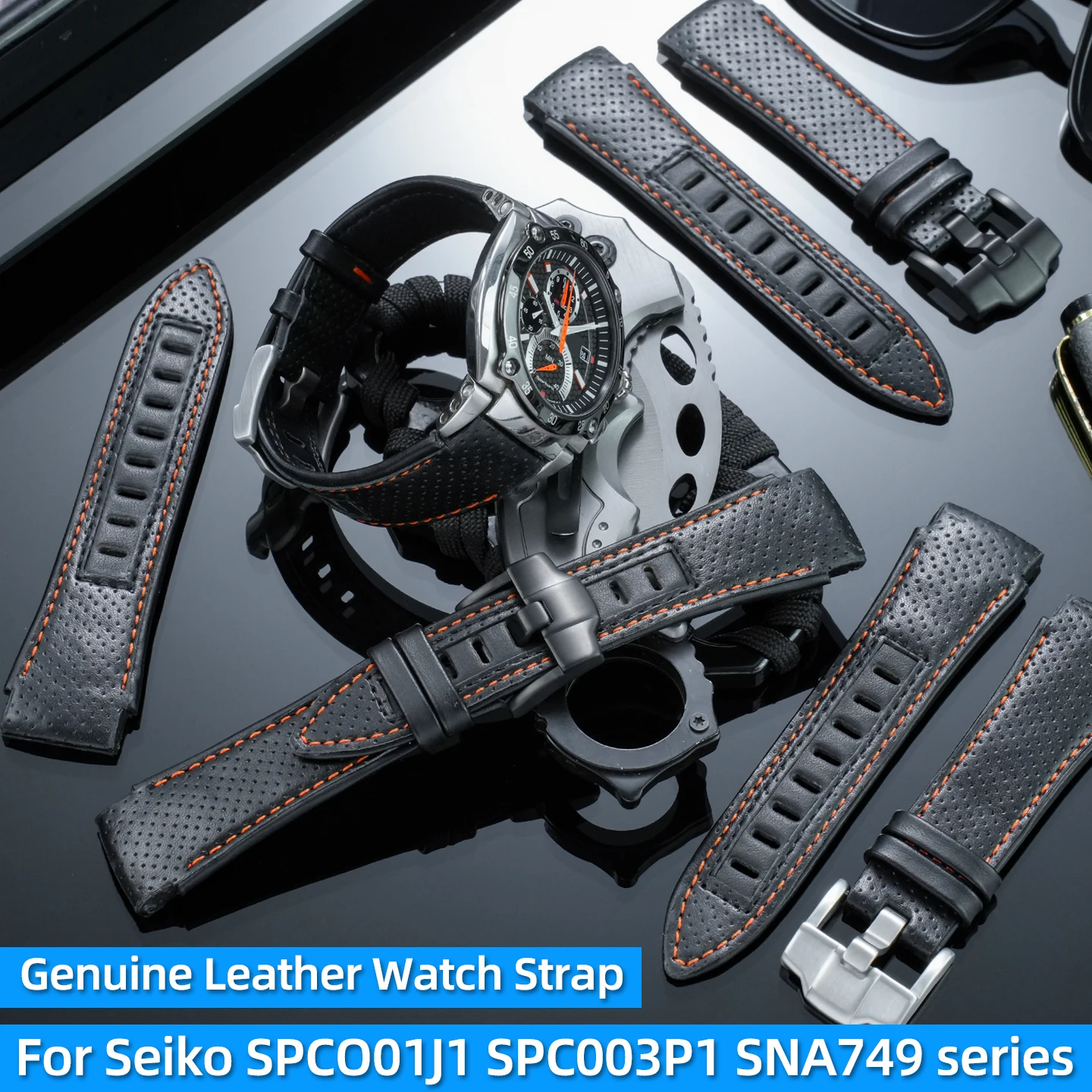 22mm Cowhide Leather Watch Strap For Seiko Sportura SNA749J1 SNA749P1 SNA749P2 SPC001J1 Replacement men Watch Band Accessories
22mm Cowhide Leather Watch Strap For Seiko Sportura SNA749J1 SNA749P1 SNA749P2 SPC001J1 Replacement men Watch Band Accessories