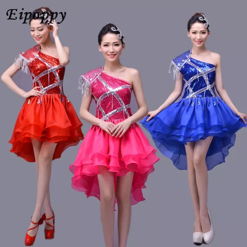 Festival modern jazz dance stage costume singer team dancer prom show performance clothing
Festival modern jazz dance stage costume singer team dancer prom show performance clothing