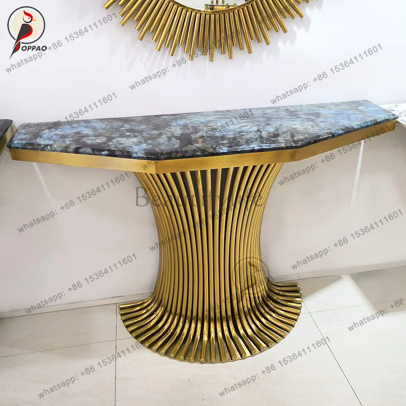 Итальянский стол-перегородка из нержавеющей стали, титана и золота, необычной формы, для коридора
Итальянский стол-перегородка из нержавеющей стали, титана и золота, необычной формы, для коридора